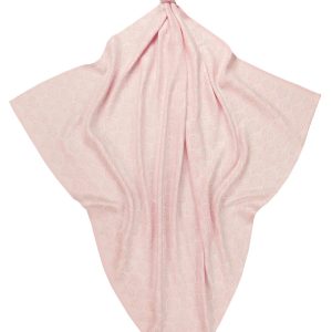 “Silver Glow” Bamboo Swaddle Pink