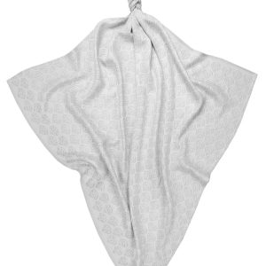 “Silver Glow” Bamboo Swaddle Grey