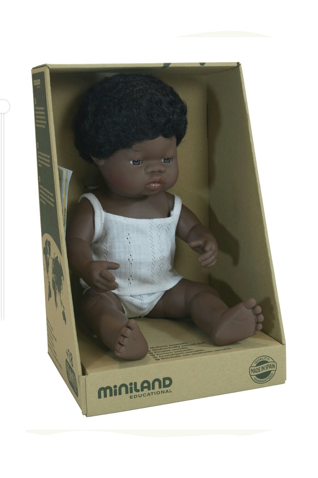 African Boy Doll 38cm