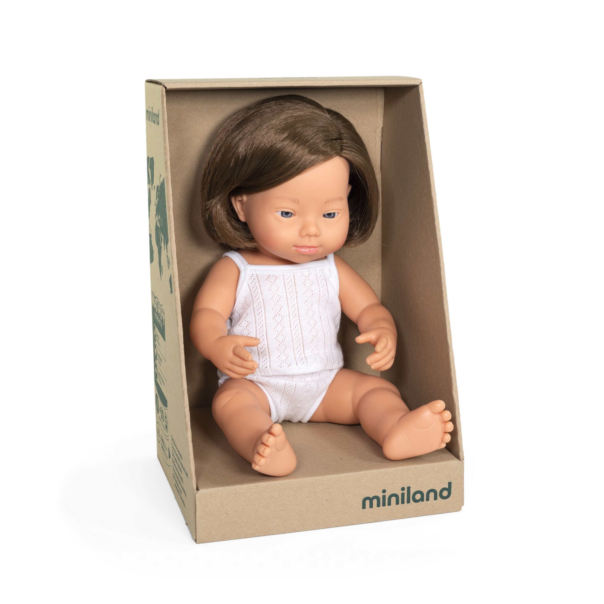 Caucasian Girl with Down Syndrome Doll (38cm)