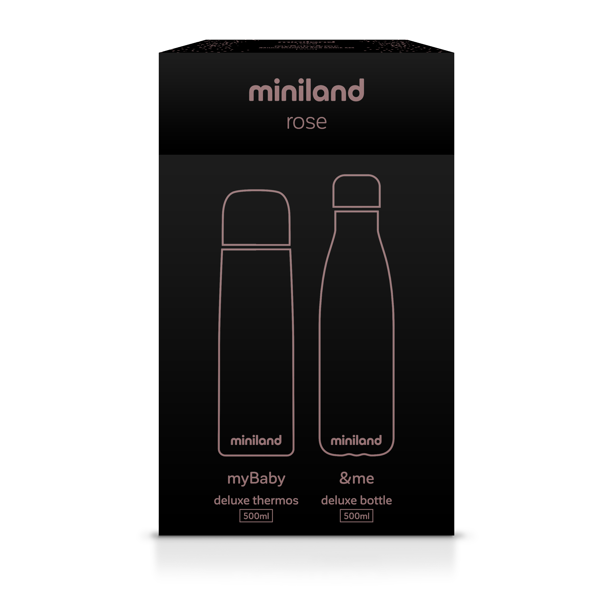 MyBaby & Me thermos and bottle by Miniland SILVER – TeePee&Co