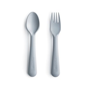 Dinnerware Fork and Spoon Set Cloud