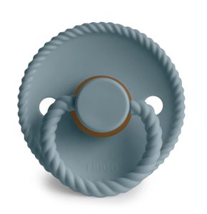 FRIGG pacifier 6-18m rope stone blue