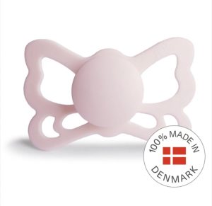 FRIGG Silicone butterfly WHITE LILAC anatomical 6-18m
