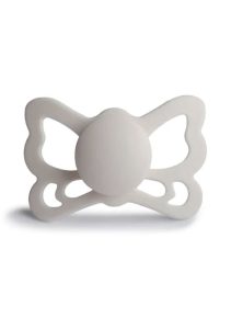 FRIGG Silicone butterfly SILVER GRAY anatomical 6-18m