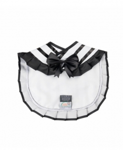 Black & White Stripes Bib