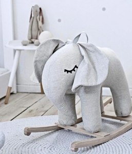 Rocking Elephant Grey Big