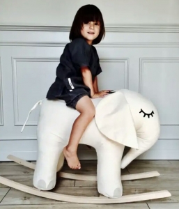 Rocking Elephant Pink Big